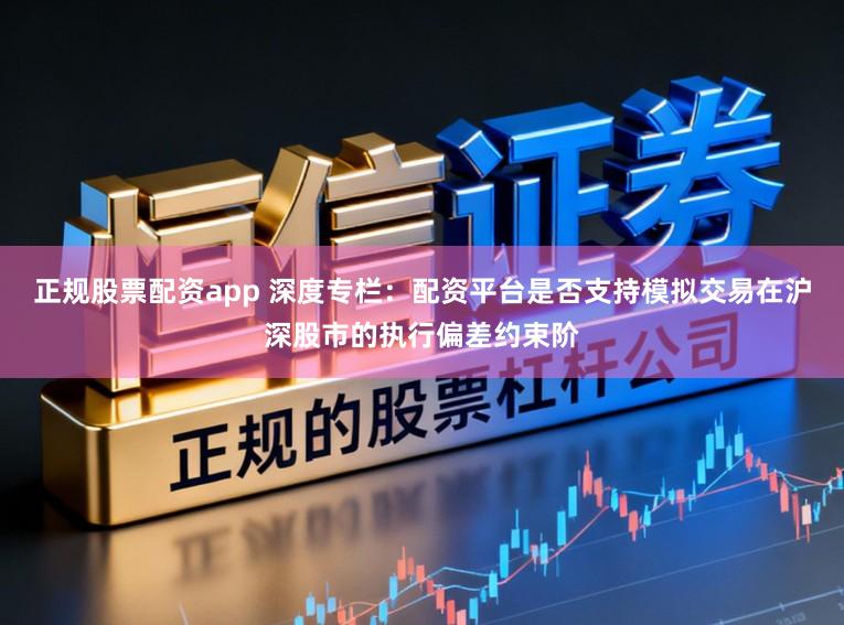 正规股票配资app 深度专栏：配资平台是否支持模拟交易在沪深股市的执行偏差约束阶