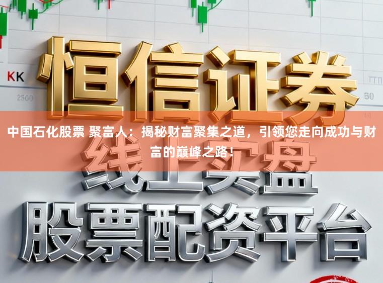 中国石化股票 聚富人：揭秘财富聚集之道，引领您走向成功与财富的巅峰之路！